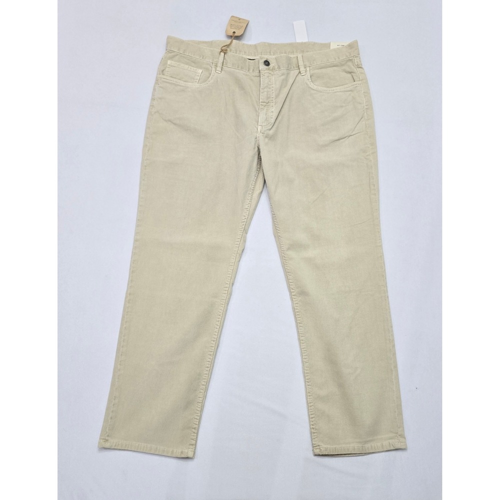 Brooks Brothers Red Fleece Mens Beige Corduroy Pants 42x30 NWT